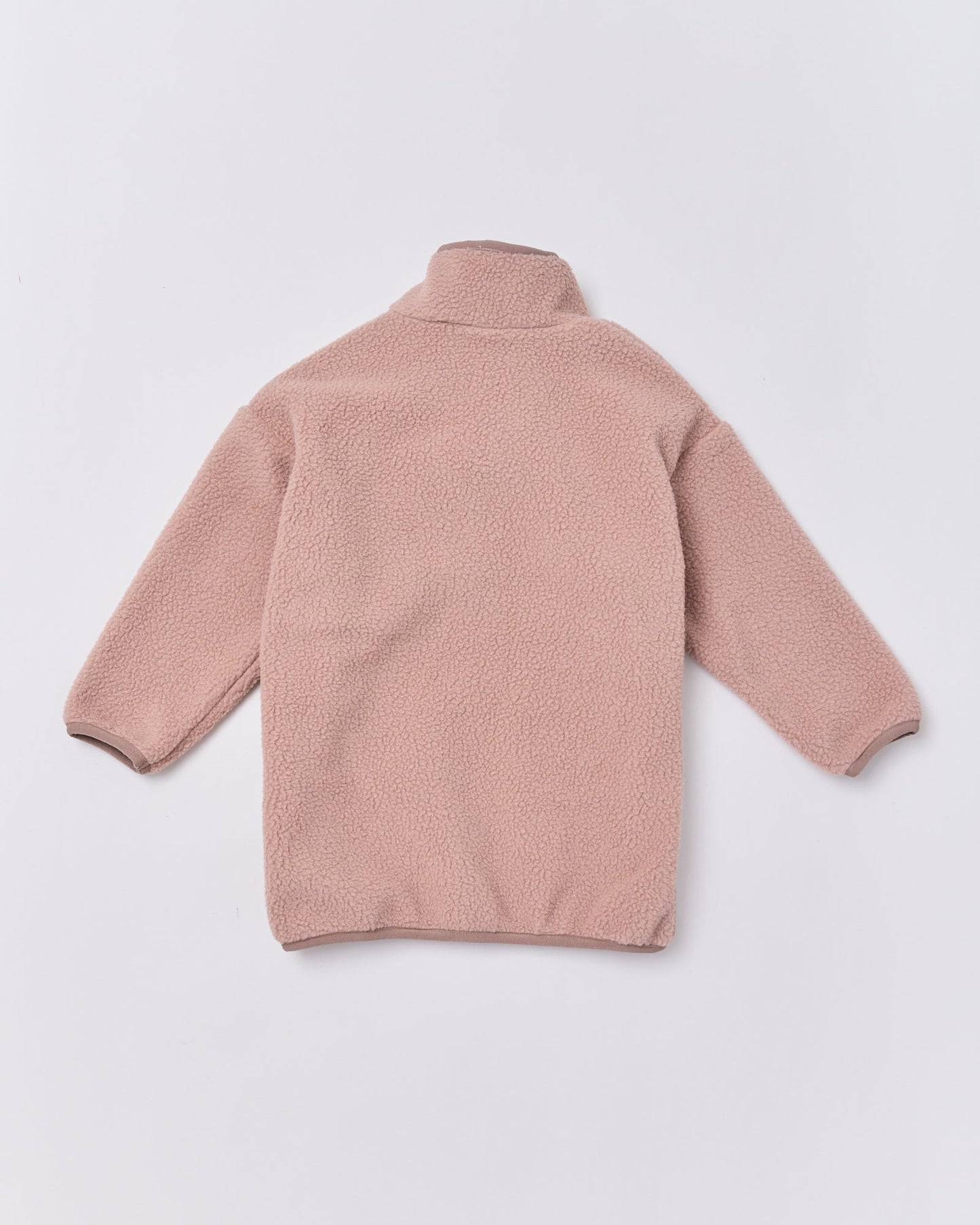 Quarter Zip Fleece - Light Brown