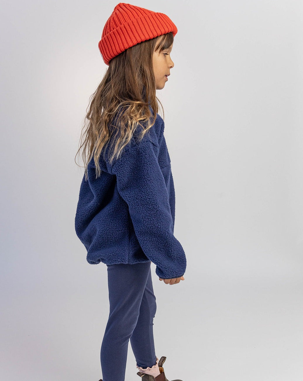 Quarter Zip Fleece - Blue