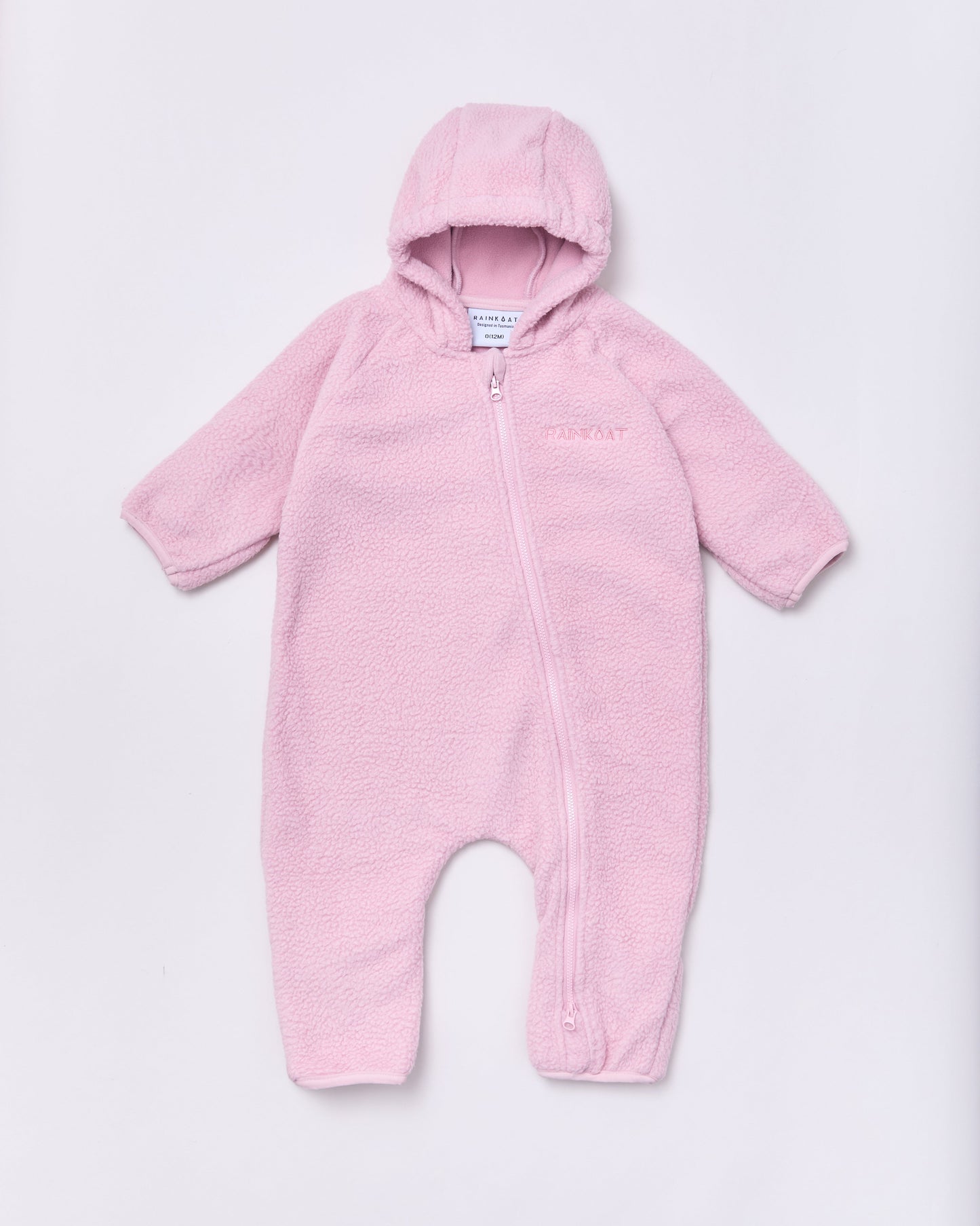 Fleece Onesie - Blush Pink
