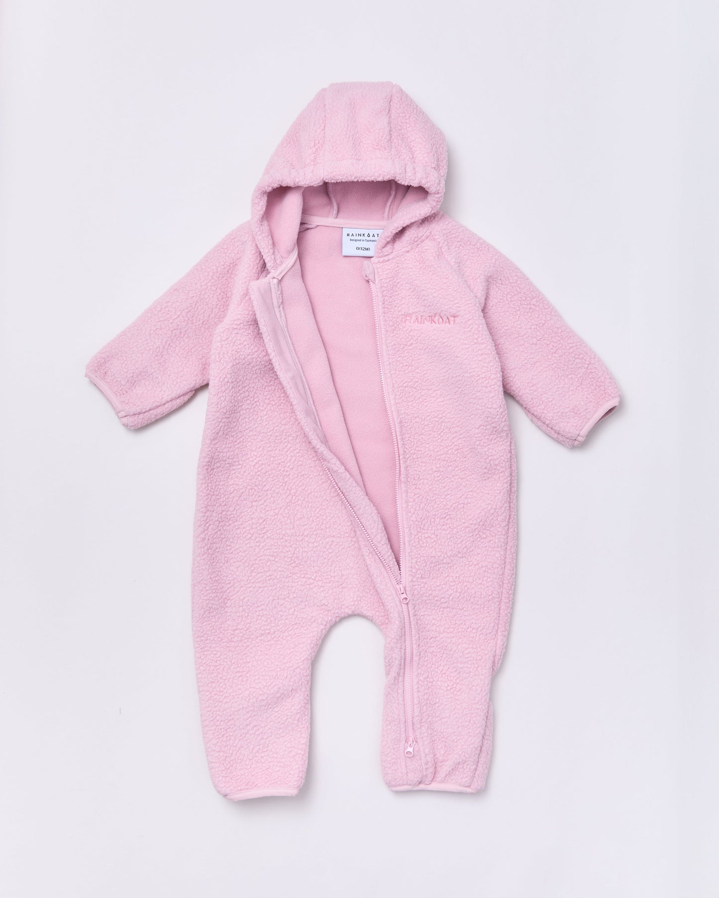 Fleece Onesie - Blush Pink