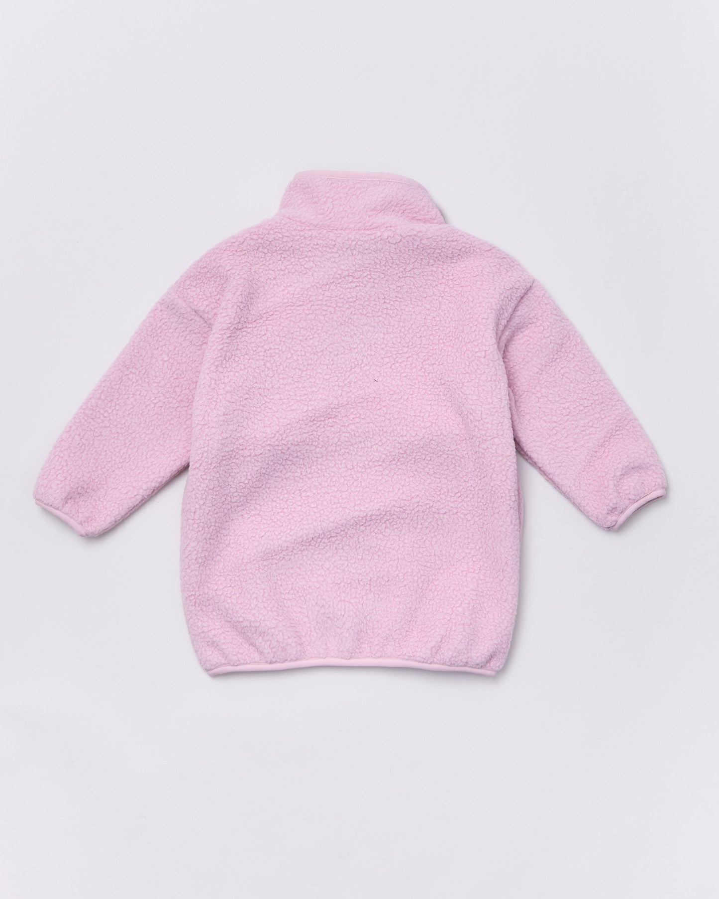 Quarter Zip Fleece - Blush Pink