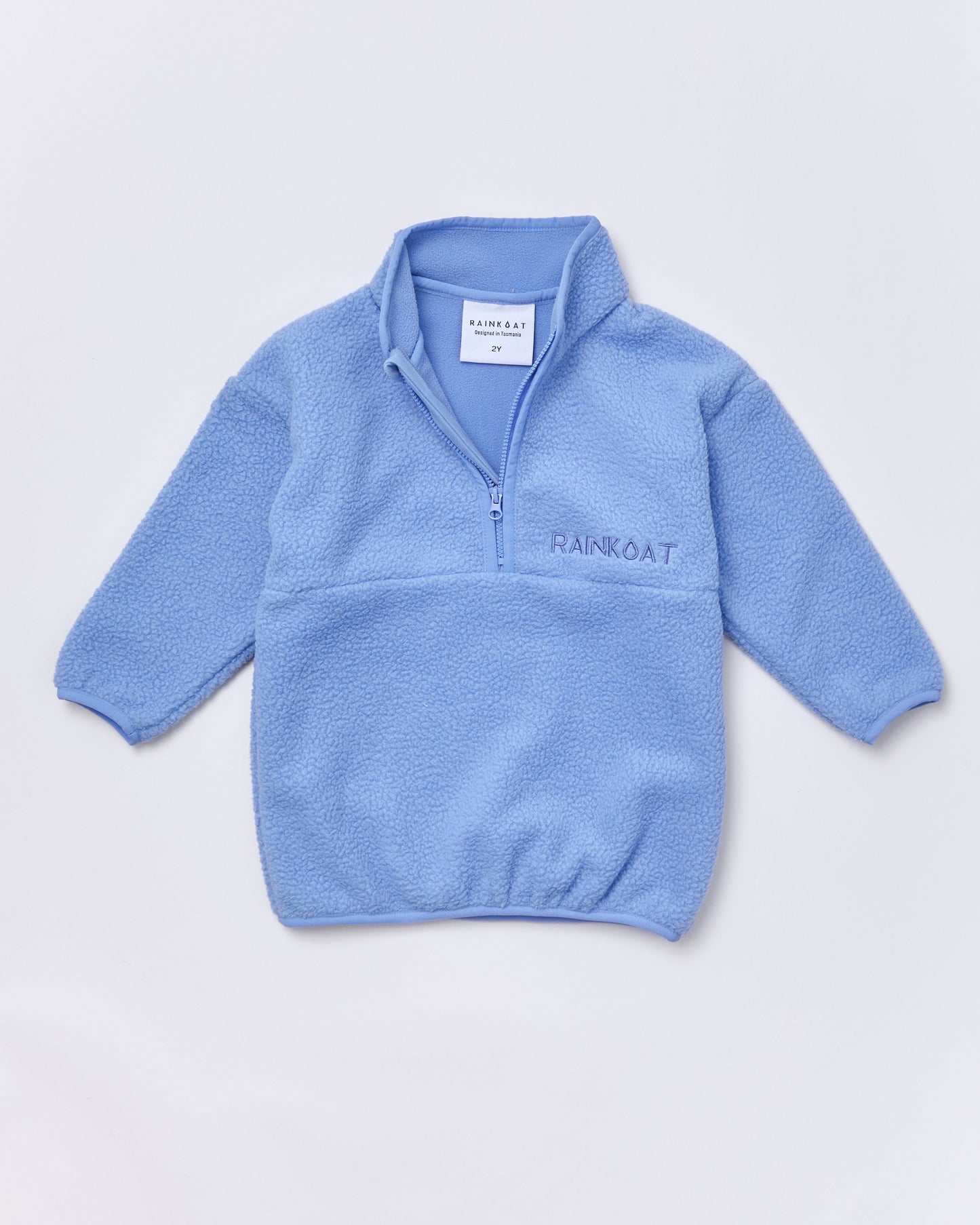 Quarter Zip Fleece - Blue