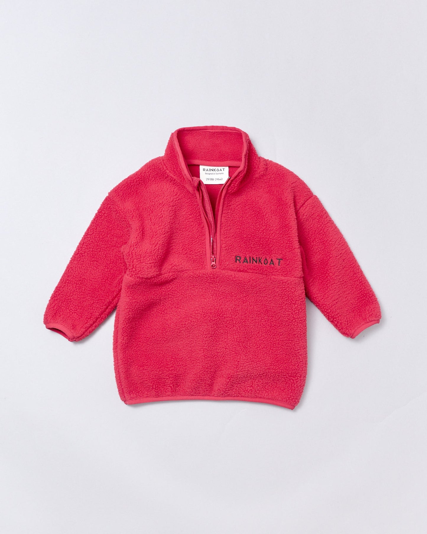 Quarter Zip Fleece - Red