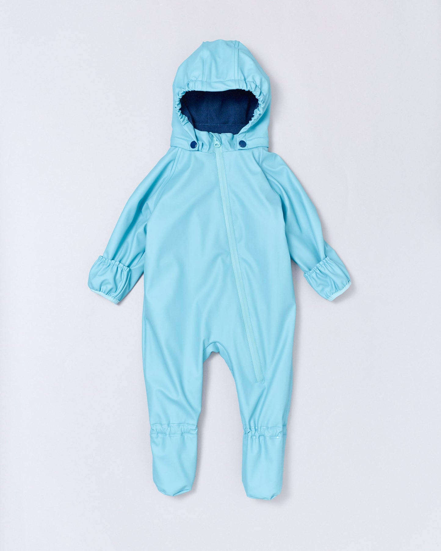 Snowsuit Crawlers - Aqua Blue