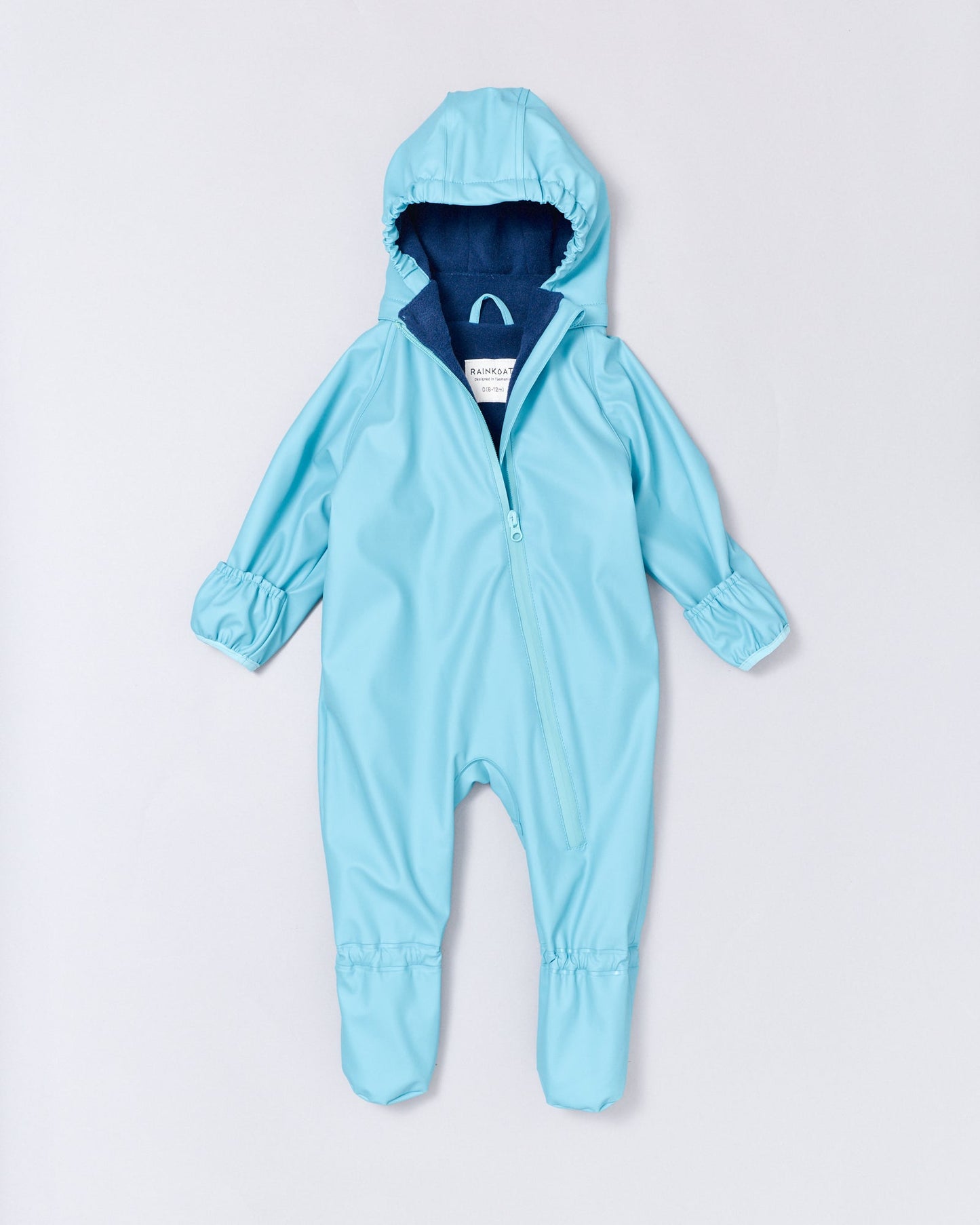 Snowsuit Crawlers - Aqua Blue